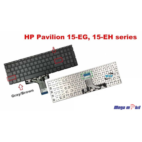 Tastatura za laptop HP Pavilion 15-EH 15Z-EH series blue